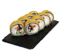 Жареный лосось-угорь