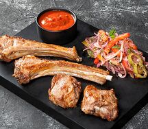 Шашлык из бараньей корейки