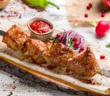 Шашлык из сочной cвинoй шейки