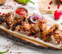Шашлык из куриных крылышек