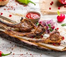 Шашлык из корейки ягненка