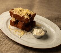 Гренки чесночные