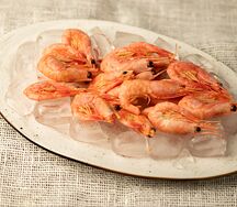 Креветки отварные в пиве