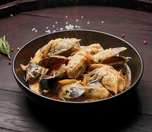 Мидии в соусе том ям