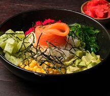 Поке с лососем 