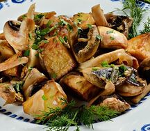 Картошка с грибами