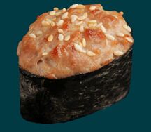 Запеченный гункан Тунец