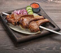 Шашлык из бараньей корейки