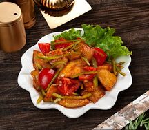 Салат из жареных овощей