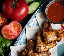Шашлык из куриных крыльев