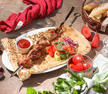 Шашлык из cвинoй лопатки