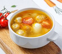 Суп с фрикадельками