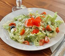 Салат с морепродуктами