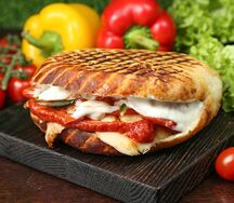 Шаурма в лепешке 