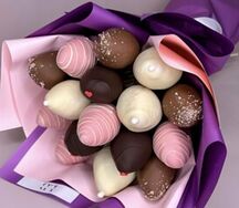 Букет из клубники в шоколаде За то, что ты есть