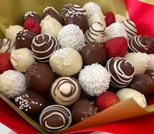 Букет из клубники в шоколаде Шоколадная страсть