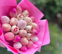 Букет из клубники в шоколаде Красотка