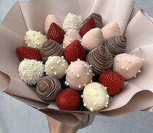 Букет из клубники в шоколаде для души