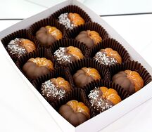 Подарочный набор из мандаринок в шоколаде 12
