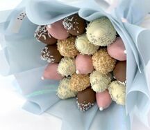 Букет из клубники в шоколаде Сладкий ветер