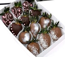 Набор из клубники Шедевр со вкусом коньяка