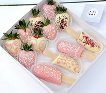 Клубнично-банановый набор Нежность