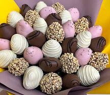 Букет из клубники в шоколаде Карусель