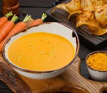 Тыквенный крем-суп с гренками