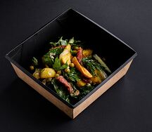 Салат с охотничьими колбасками 