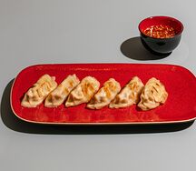 Гедза с лососем