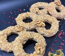 Мясные пончики Курочка в сусальном золоте