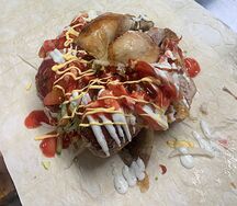 Курица гриль в лаваше