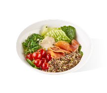 Боул с форелью и ореховым соусом