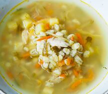 Рассольник с курицей