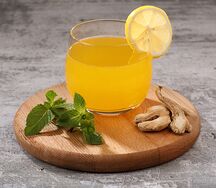 Морс домашний лимонно-имбирный