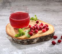 Морс домашний клюквенный