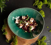 Салат свекла с сыром Фета