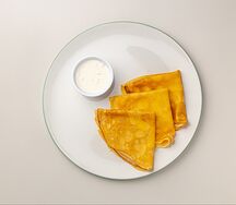 Блины со сметаной