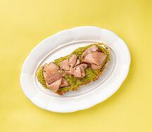 Тост с ростбифом