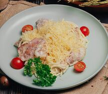 Карбонара с беконом