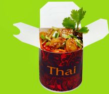 Мини-пельмени с овощами в соусе