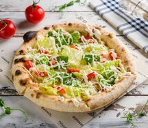 Пицца Цезарь с курицей