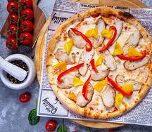 Пицца Курица с запеченным перцем