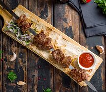 Шашлык из cвинoй шейки