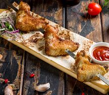 Шашлык из куриных крылышек