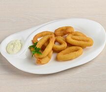 Кольца кальмара в кляре