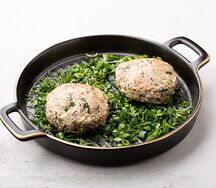 Котлеты из индейки с овощами