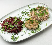 Ланч с котлетой из индейки