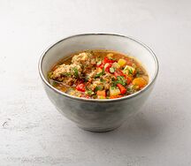Суп с мясными фрикадельками