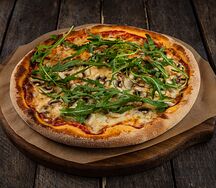 Пицца с грибами